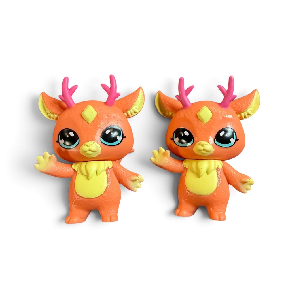Moose Toys Magic Mixies Mixlings Orange Deer Creature Figures Set of 2